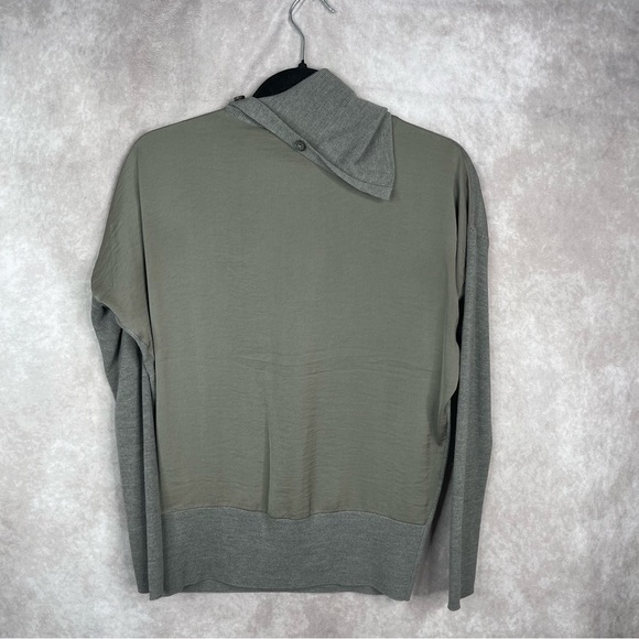 Allsaints Flick Turtleneck Jumper Sweater In Gray Women's Size XS - Picture 2 of 5